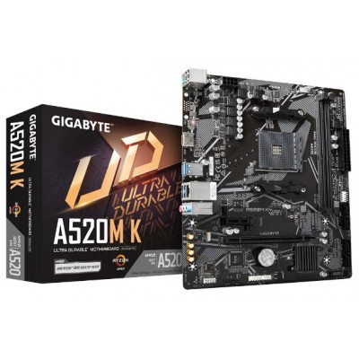 PLACA BASE GIGABYTE A520M K V2 AM4 MATX 2XDDR4